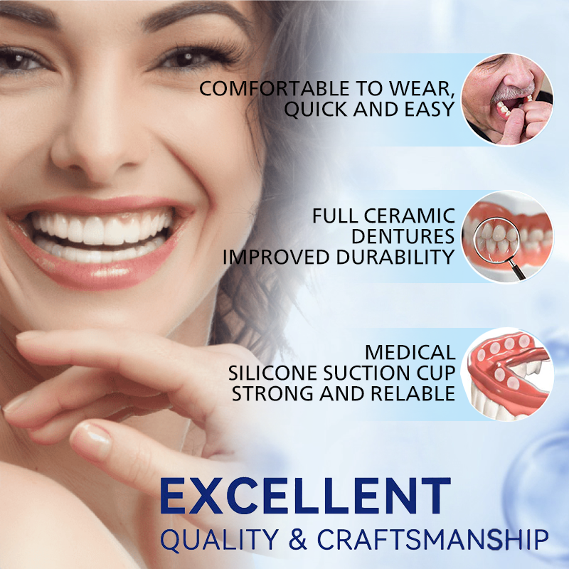 DIYSTAR™ Medicinskt Silikon-Tandprotesmåttset 🦷 (👨⚕️ Certifierat, CED-kompatibelt & godkänt av tandläkare) 🌹