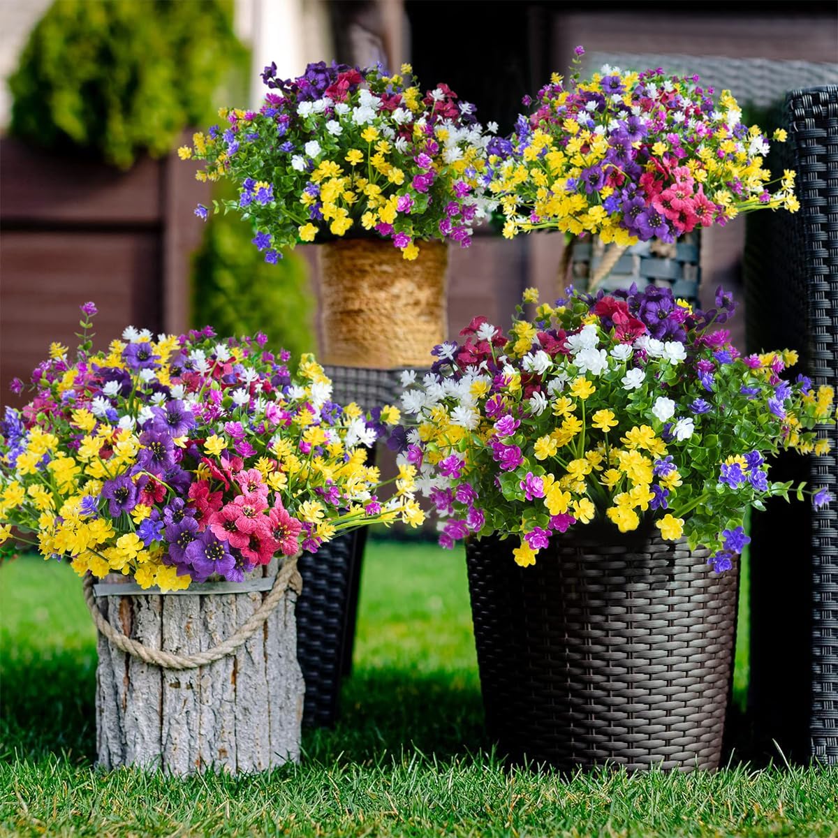 đž âš Skapa en drömmig liten trĂ€dgĂ„rd för bara 29 kr â UV-bestĂ€ndiga konstblommor som aldrig behöver vattnas, enkla och vackra!