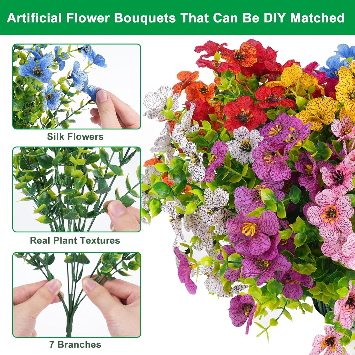 đž âš Skapa en drömmig liten trĂ€dgĂ„rd för bara 29 kr â UV-bestĂ€ndiga konstblommor som aldrig behöver vattnas, enkla och vackra!