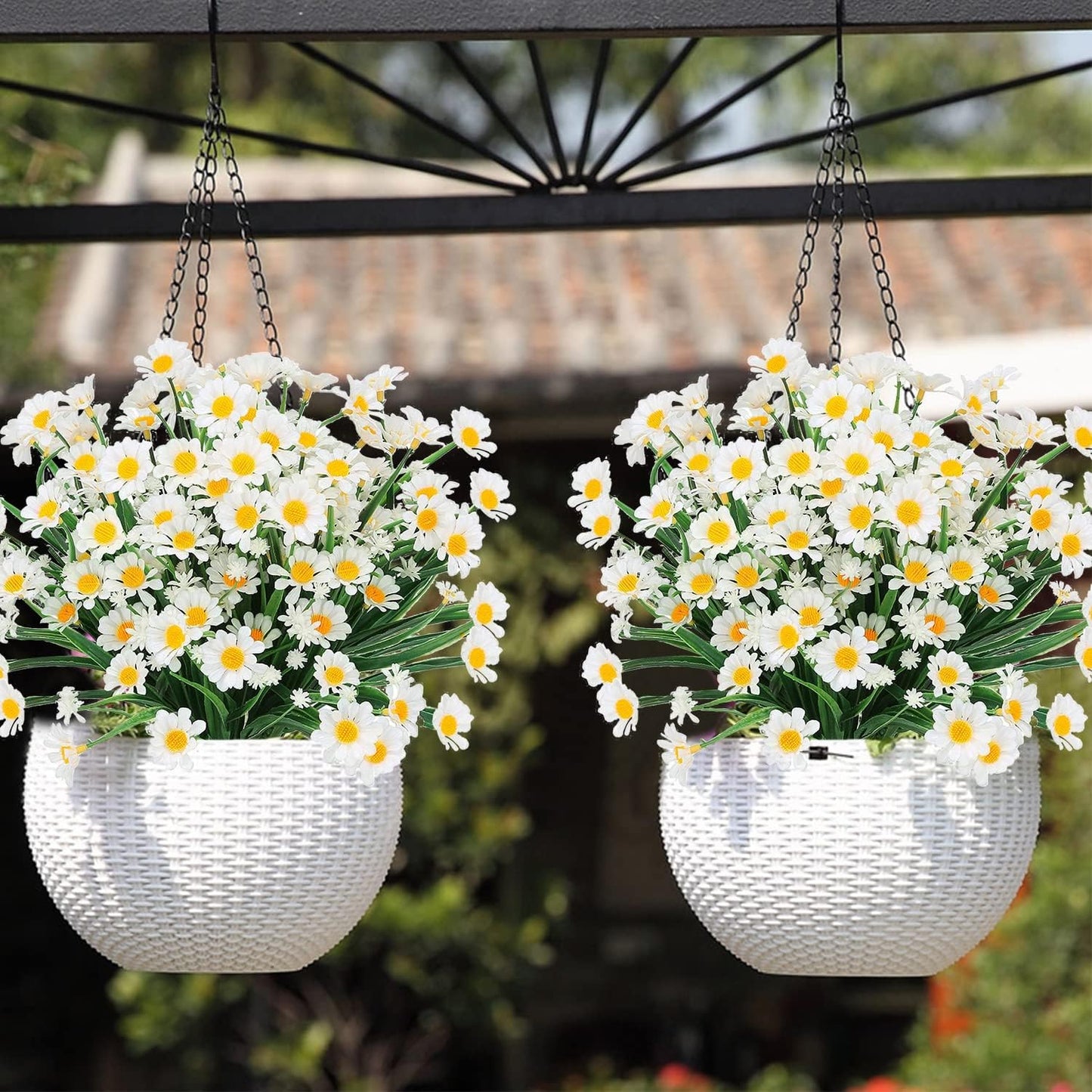 Konstgjorda prästkragar för utomhusbruk 💐