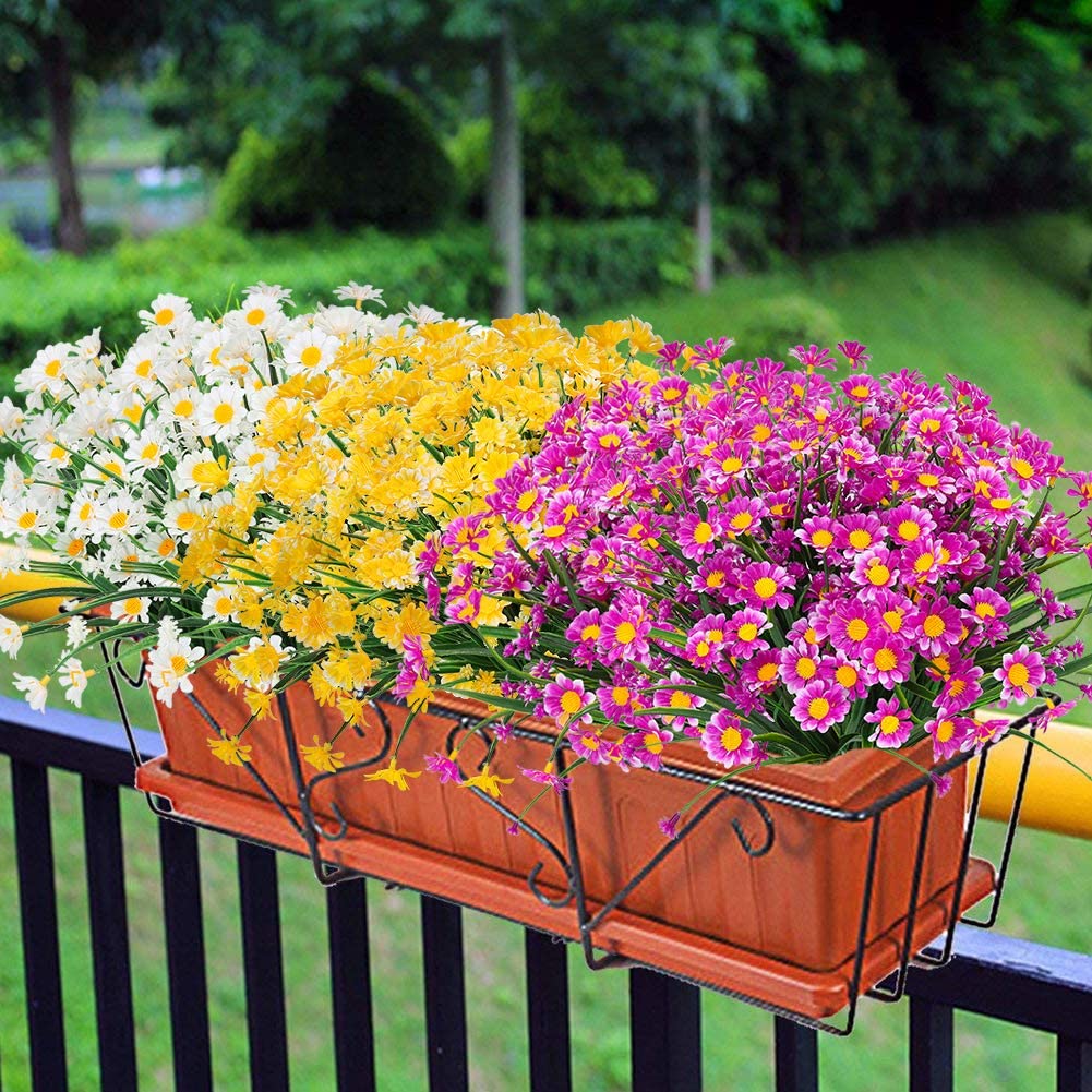 Konstgjorda prästkragar för utomhusbruk 💐