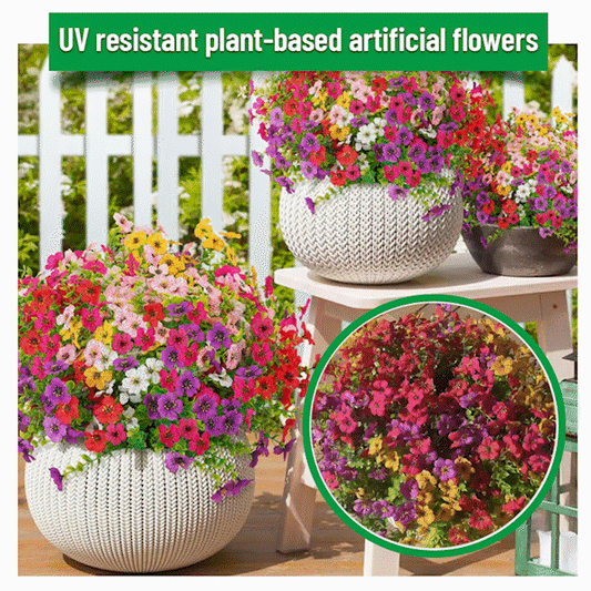 🌸 ✨ Skapa en drömmig liten trädgård för bara 29 kr – UV-beständiga konstblommor som aldrig behöver vattnas, enkla och vackra!