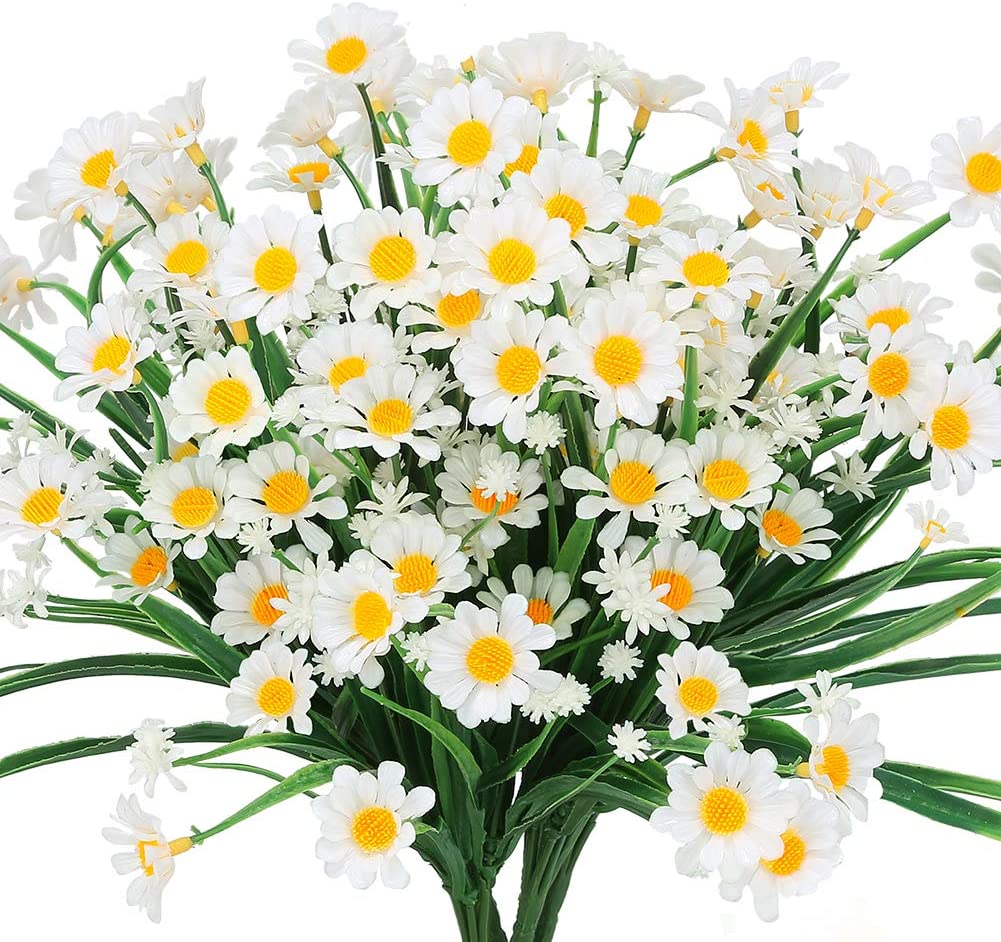 ‌Konstgjorda prästkragar för utomhusbruk 💐